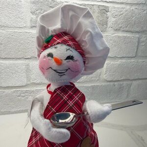 Annalee 560420 9 in Sugar & Spice Chef Snowman NWT